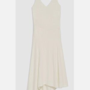 Theory Asymmetrical Dress in Ivory